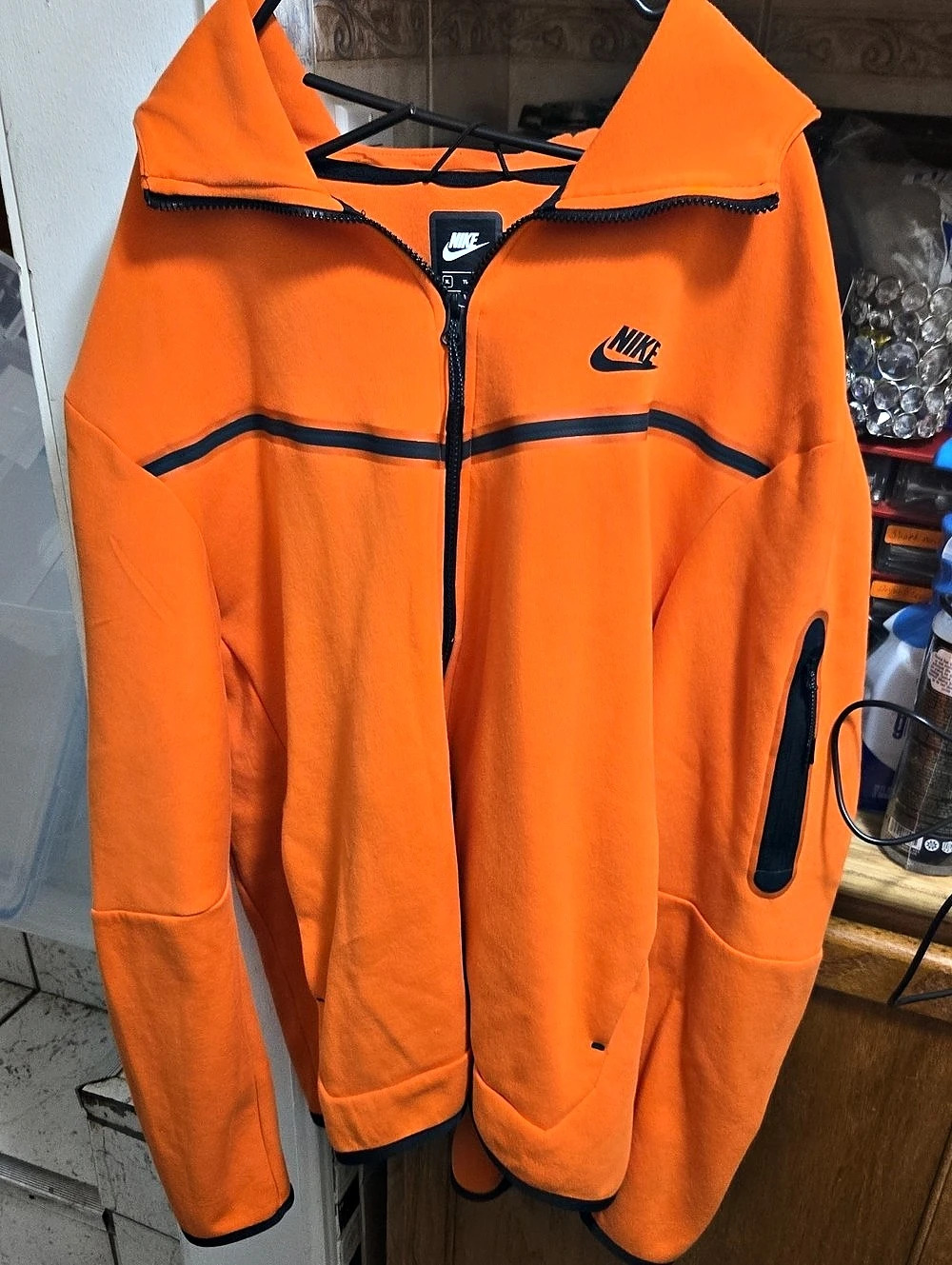 Nike Sportswear Tech Fleece Full-Zip Windrunner Hoodie Windrunner Hoodie Orange